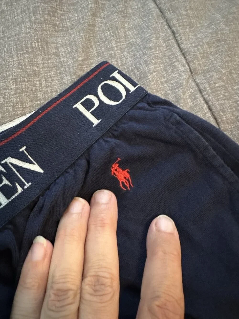 Polo Ralph Lauren Mens PJ Pajama Lounge Pants 2X Blue Cotton Modal Pony Logo